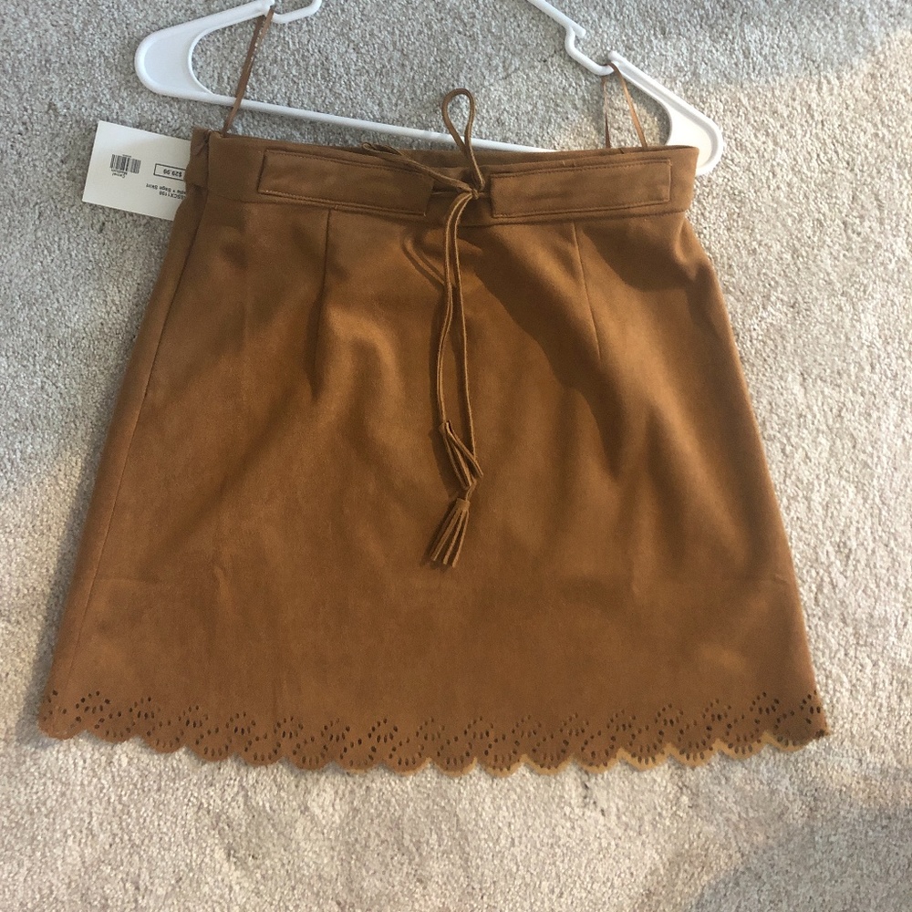 Sadie & Sage Suede Skirt